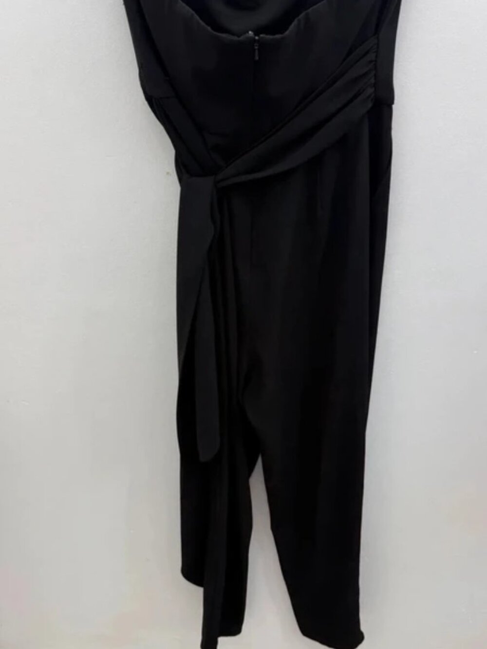 Coast Black Strapless Jumpsuit Size 16 - Picture 4 of 5